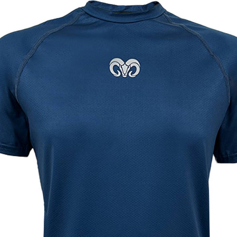 Playera Deportiva AIR BORREGOS Caballero, Azul Marino